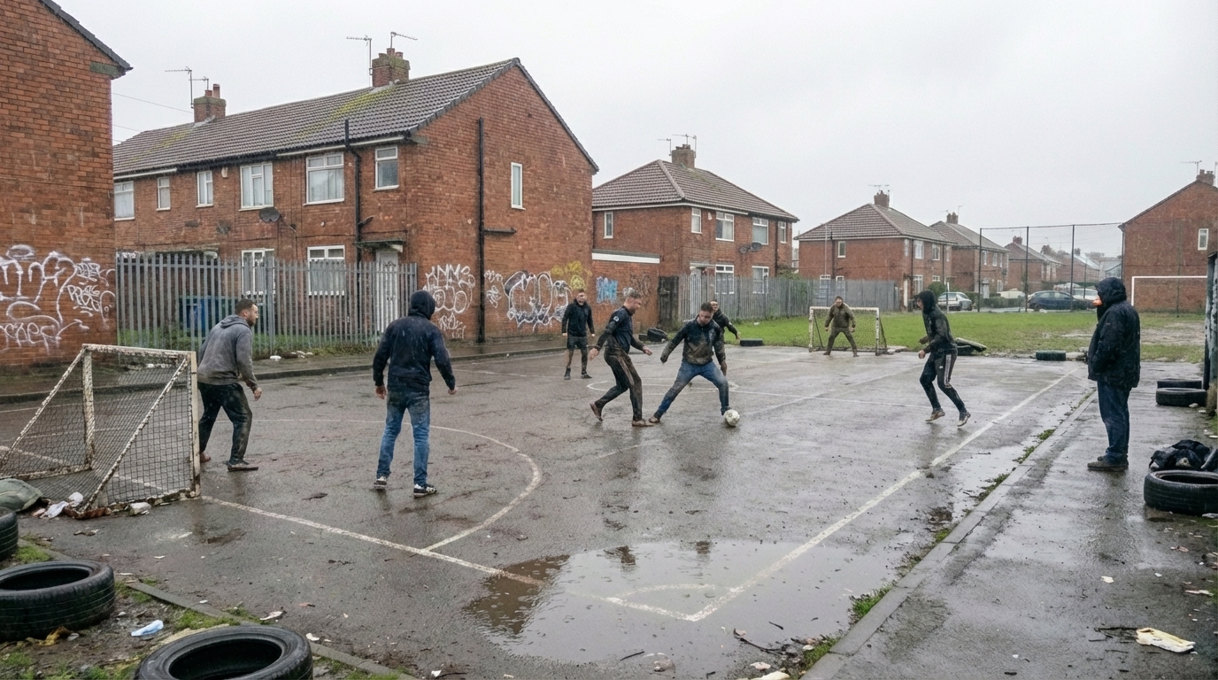 Overcast — flat light